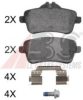 A.B.S. 37940 OE Brake Pad Set, disc brake